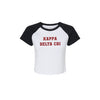 Kappa Delta Chi Short Sleeve Crop Raglan