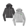 Kappa Delta Cropped Zip Up Hoodie