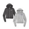 Kappa Kappa Gamma Cropped Zip Up Hoodie