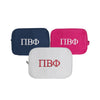 Pi Beta Phi Waffle Weave Cosmetic Bag