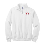 Psi Upsilon Quarter Zip - Letters