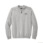 Zeta Psi 1/4-Zip Monogrammed Sweater